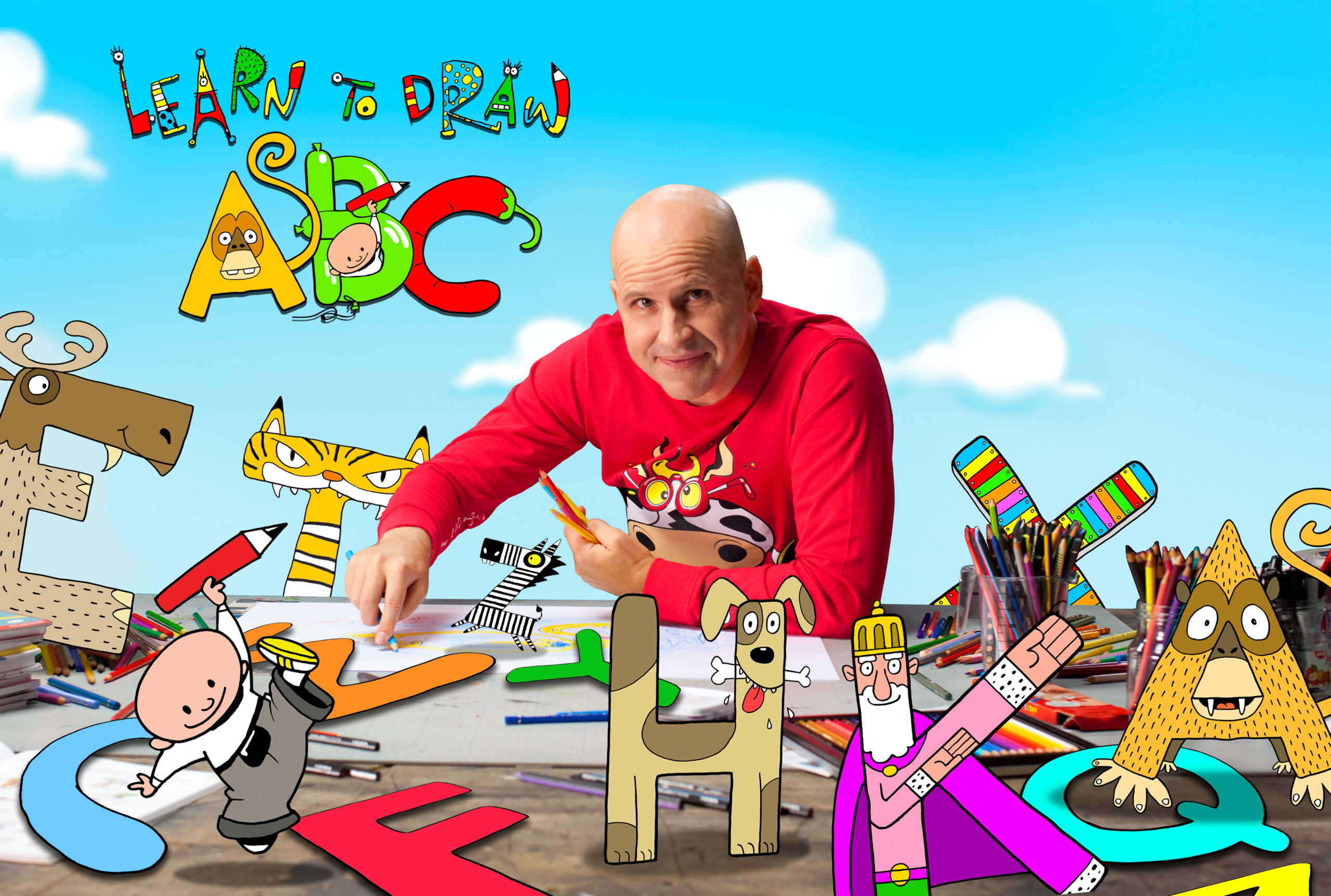 Cover image for Learn to Draw ABC