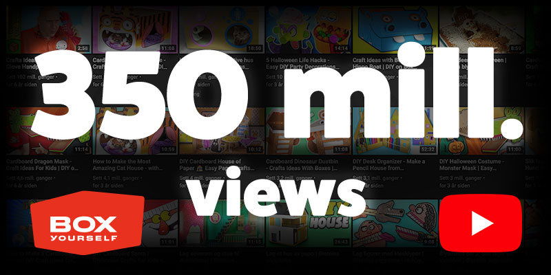 Cover image for Box Yourself hits 350 million views on YouTube